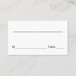 のテーブ結婚ルカード番号ゲスト座席表 プレイスカード