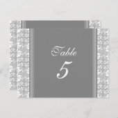 のテーブ結婚ルナンバーカードグレーダマスク ポストカード (正面/裏面)