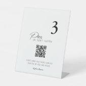 のテーブ結婚ル写真またはシーティングカードが発生しなかった場合 台座サイン (正面)