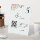 のテーブ結婚ル写真またはシーティングチャートが表示されない 台座サイン (インサイチュ)