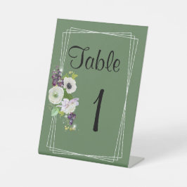 のテーブ結婚ル台座標識 台座サイン