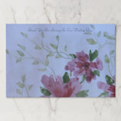 のテーブ結婚ル場所設定デコレーション紙プラック ペーパーパッド (正面)