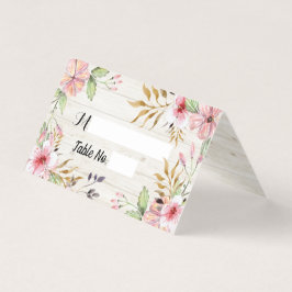 のテーブ結婚ル番号エスコートピンクの花ホワイトウッド