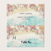 のテーブ結婚ル番号エスコート夏のビーチヒトデ (外部フラット)