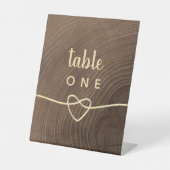 のテーブ結婚ル番号ペデスタル記号 台座サイン (正面)