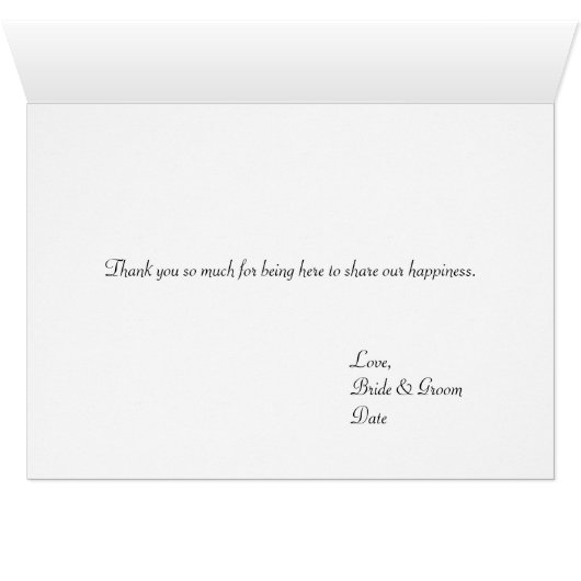 のテーブ結婚ル番号座席表&サンキューテンプレート (内部横(下))