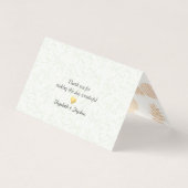 のテーブ結婚ル番号護衛金ゴールドパイナップルカップル (裏面)