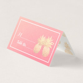 のテーブ結婚ル番号護衛金ゴールドパイナップルカップル