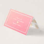 のテーブ結婚ル番号護衛金ゴールドパイナップルカップル (裏面)