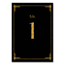 のテーブ結婚ル番号金ゴールドシーケンスアールデコ1