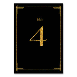 のテーブ結婚ル番号金ゴールドシーケンスアールデコ4 テーブルナンバー