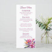 のディナ結婚ーとバーメニュー – トロピカルBiss メニュー (スタンド正面)