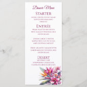 のディナ結婚ーとバーメニュー – トロピカルBiss メニュー (正面)