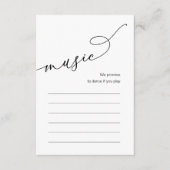 のディナ結婚ー・ソング・ミュージック・オプション エンクロージャーカード (正面)