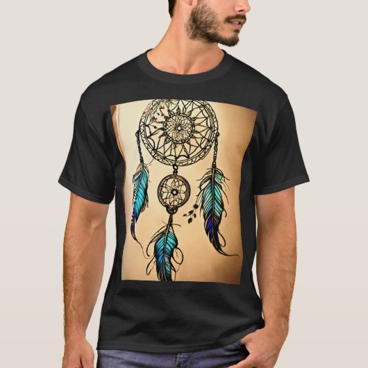 のデザインの付いたTつるシャツ Tシャツ (正面)