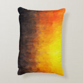 のデジタル絵画構造。抽象芸術・アート・ヴィンタグ アクセントクッション (裏面(縦))