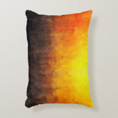 のデジタル絵画構造。抽象芸術・アート・ヴィンタグ アクセントクッション (正面(垂直))