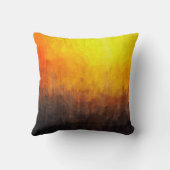 のデジタル絵画構造。抽象芸術・アート・ヴィンタグ クッション (裏面)