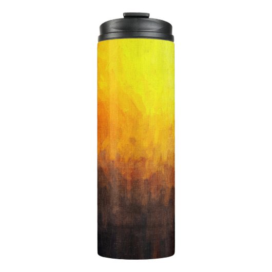 のデジタル絵画構造。抽象芸術・アート・ヴィンタグ タンブラー (正面)