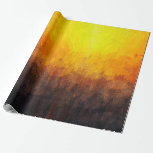 のデジタル絵画構造。抽象芸術・アート・ヴィンタグ ラッピングペーパー (アンロールド)