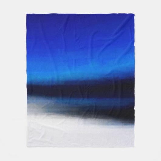 のデジタ絵画ル構造。油絵を描抽象芸術  フリースブランケット (正面)