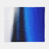 のデジタ絵画ル構造。油絵を描抽象芸術  フリースブランケット (正面(横))
