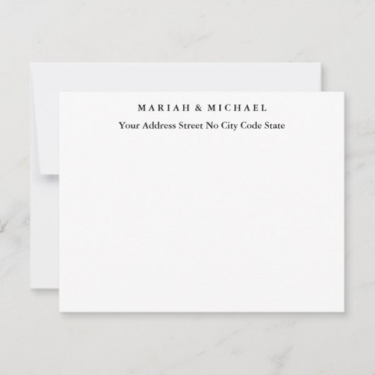 のトレンドミニマル結婚ナリストプロフェッショナル名アドレス 出欠カード (正面)