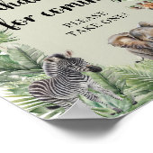 のトロピカルジャングルサファリ感謝していーの動物来たち ポスター (角)