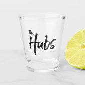 のトースト結婚ウイスミカル新郎文字 ショットグラス (正面)