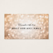 のドリンク結婚バウチャー銅グリッター灯 (裏面)