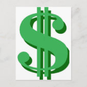 $のドル印 ポストカード (正面)