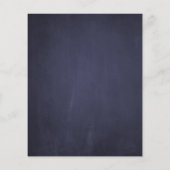 のドレス結婚ネイビー予算バーチャルシャワー招待状 (裏面)