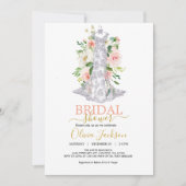 のドレ結婚スのブライダルシャワー招待 シーズンカード (正面)
