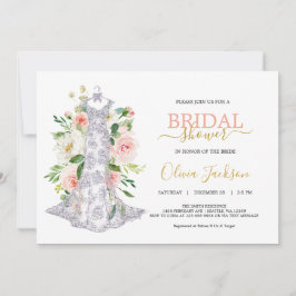 のドレ結婚スのブライダルシャワー招待 シーズンカード