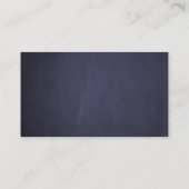 のドレ結婚スエレガントネイビーブライダルシャワー名札 プレイスカード (裏面)