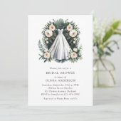 のドレ結婚スグリーンブライダルシャワー 招待状 (スタンド正面)