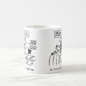 のドレ結婚スメーカーは今電車に乗っている コーヒーマグカップ (中央)