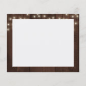 のドレ結婚スモダンブライダルシャワーアドバイスカード (裏面)