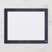 のドレ結婚スモダンブライダルシャワーアドバイスカード (裏面)