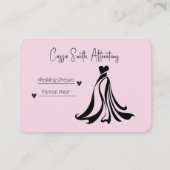 のドレ結婚ス変更名刺 名刺 (正面)