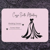 のドレ結婚ス変更名刺 名刺