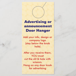 のド広告アハンガープロモーションラベル