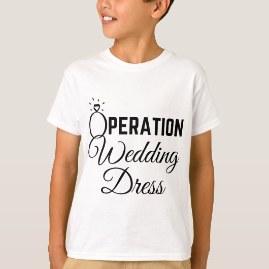 のド結婚レスショッピングオペレ結婚ーション Tシャツ (正面)