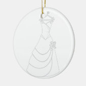 のド結婚レス セラミックオーナメント (左)