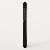 *~*のナマステのガーリーなはす金ゴールドのグリッターの禅の黒 Case-Mate iPhoneケース (裏面/左)