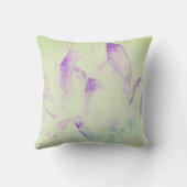 *~*のニューエイジの抽象芸術のモダンな水彩画の水晶 クッション (裏面)