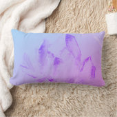 *~*のニューエイジの抽象芸術のモダンな水彩画の水晶 ランバークッション (ブランケット)