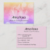 *~*のニューエイジの治療師の霊気の水晶ヨガの霊気のマスター 名刺 (正面/裏面)