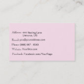 *~*のニューエイジの治療師の霊気の水晶ヨガの霊気のマスター 名刺 (裏面)