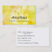 *~*のニューエイジの治療師の霊気の水晶ヨガの霊気のマスター 名刺 (正面/裏面)